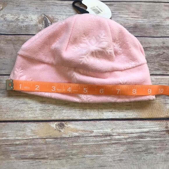 Swany Girls Hat 3 4 5 6 Fleece Beanie Purple Embossed Finger Paints NEW - Picture 7 of 7